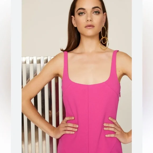 Esteban Cortazar Collective Scoop Neck Jumpsuit in Pink - Picture 4 of 12
